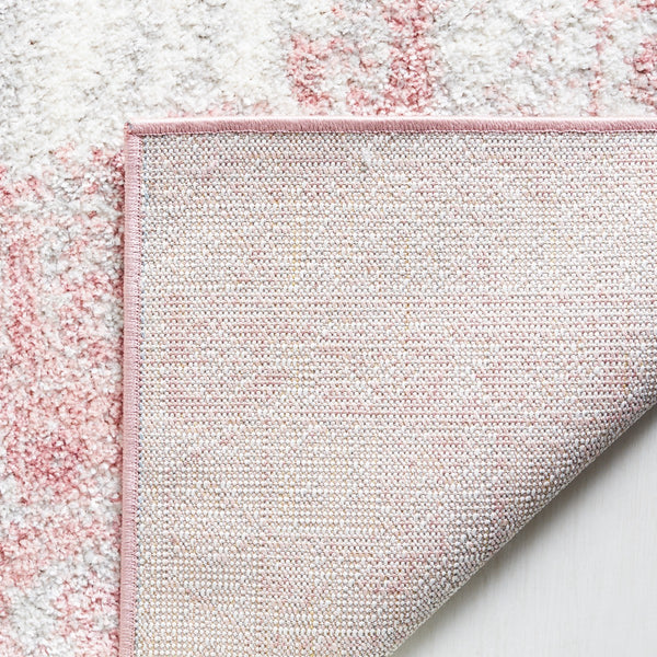 Safavieh Layla 104 Power Loomed Rug Ivory Grey / Pink 9' x 12'