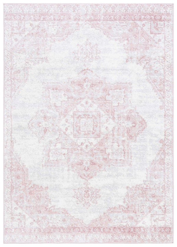 Safavieh Layla 104 Power Loomed Rug Ivory Grey / Pink 9' x 12'