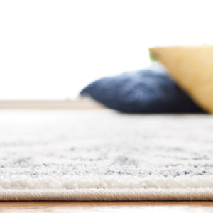 Safavieh Layla 105 Power Loomed Rug Ivory / Grey 9' x 12'