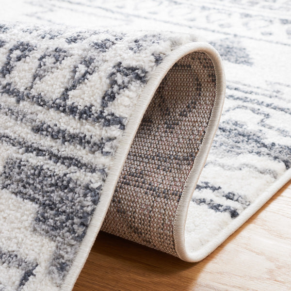 Safavieh Layla 105 Power Loomed Rug Ivory / Grey 9' x 12'