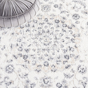 Safavieh Layla 106 Power Loomed Rug Ivory / Grey 9' x 12'
