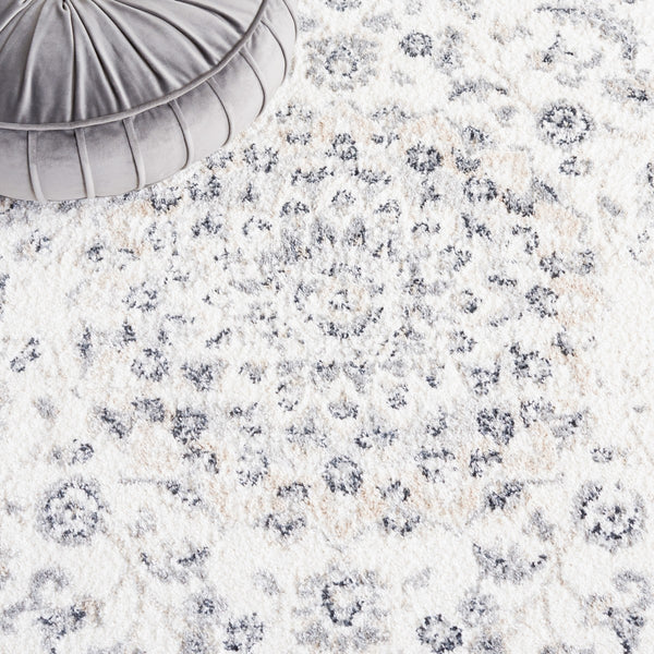 Safavieh Layla 106 Power Loomed Rug Ivory / Grey 9' x 12'