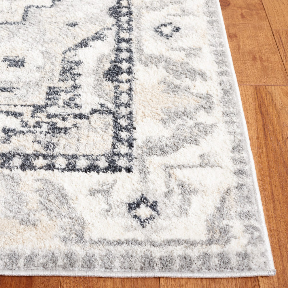 Safavieh Layla 107 Power Loomed Rug Ivory Grey / Charcoal 9' x 12'