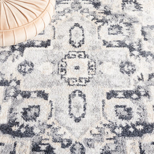 Safavieh Layla 107 Power Loomed Rug Ivory Grey / Charcoal 9' x 12'