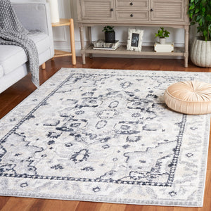 Safavieh Layla 107 Power Loomed Rug Ivory Grey / Charcoal 9' x 12'
