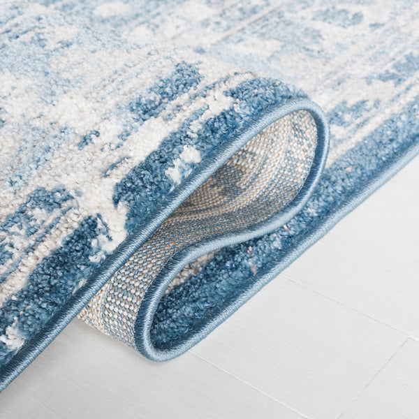 Safavieh Layla 108 Power Loomed Rug Ivory Grey / Blue 9' x 12'