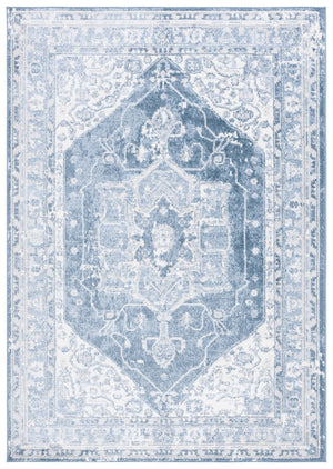 Safavieh Layla 108 Power Loomed Rug Ivory Grey / Blue 9' x 12'