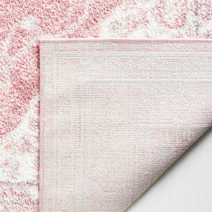 Safavieh Layla 108 Power Loomed Rug Ivory Grey / Pink 9' x 12'