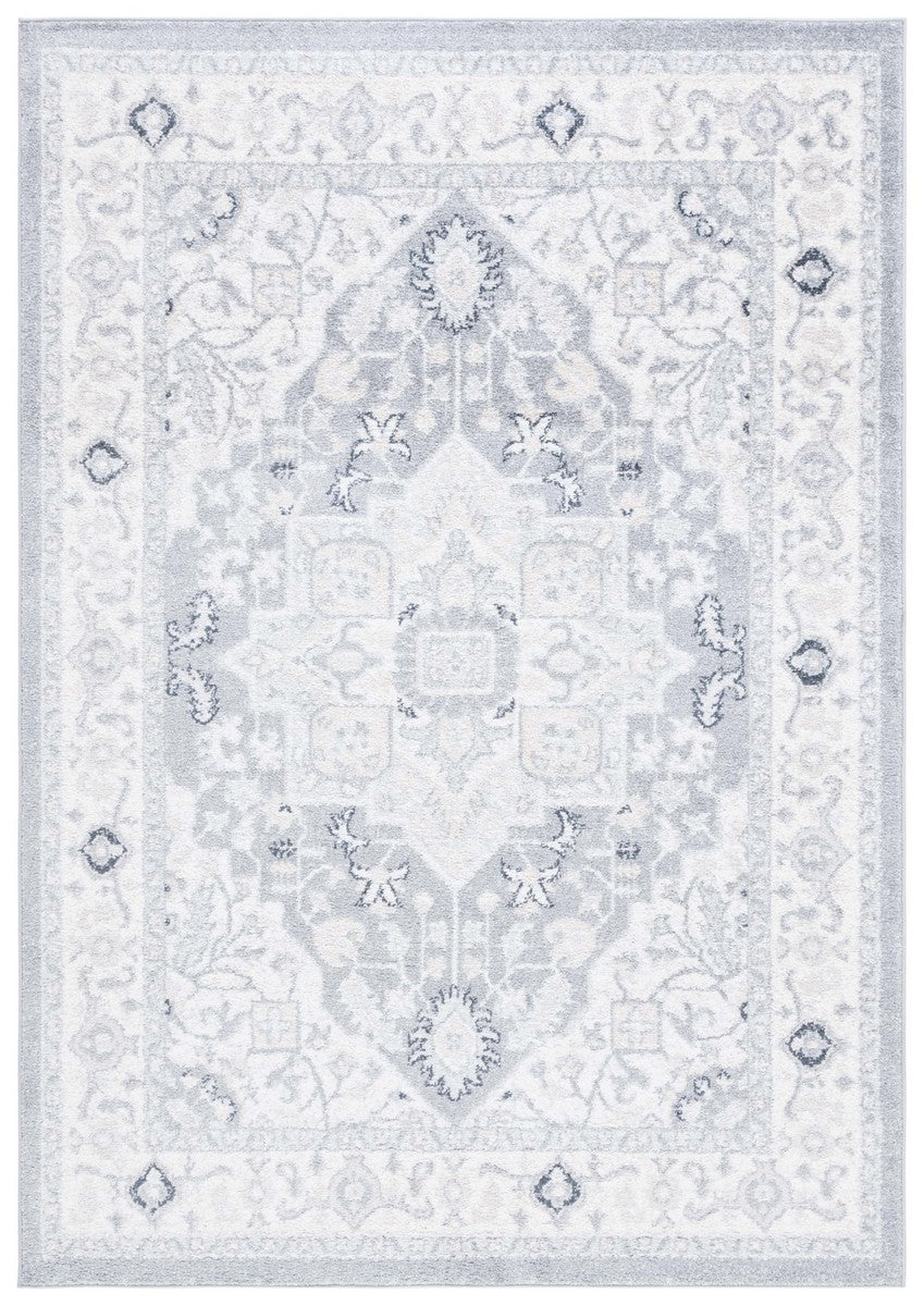 Safavieh Layla 109 Power Loomed Rug Ivory Grey / Charcoal 9' x 12'