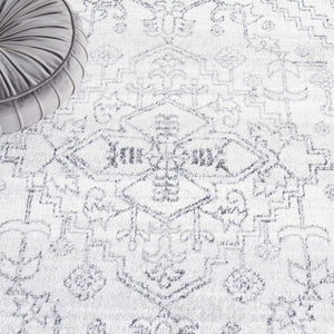 Safavieh Layla 110 Power Loomed Rug Ivory Grey / Charcoal 9' x 12'