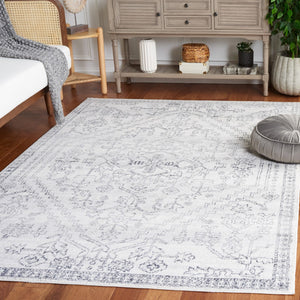 Safavieh Layla 110 Power Loomed Rug Ivory Grey / Charcoal 9' x 12'