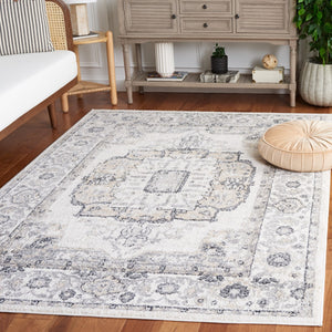 Safavieh Layla 111 Power Loomed Rug Ivory Grey / Charcoal 9' x 12'