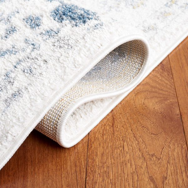 Safavieh Layla 112 Power Loomed Rug Ivory Grey / Blue 9' x 12'