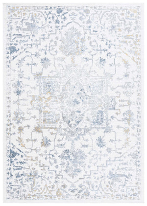 Safavieh Layla 112 Power Loomed Rug Ivory Grey / Blue 9' x 12'