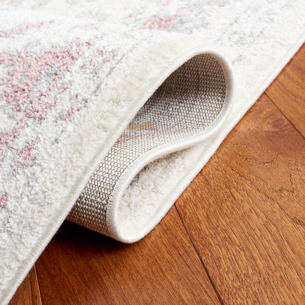 Safavieh Layla 113 Power Loomed Rug Ivory Grey / Pink 9' x 12'