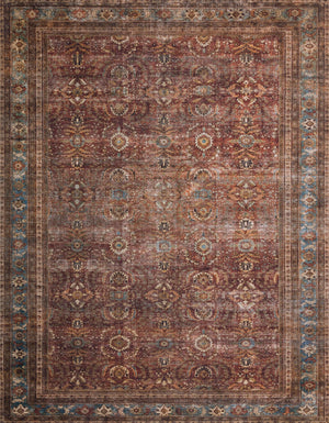 Loloi Layla LAY-01 100% Polyester Power Loomed Traditional Rug LAYLLAY-01BKBB90C0