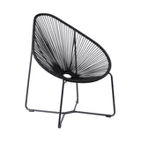 Acapulco Steel/Rope Polypropelene Outdoor Lounge Chair