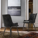 Alana Midnight Upholstered Dining Chair - Set of 2