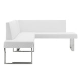 Amanda White Corner Sofa