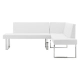 Amanda White Corner Sofa