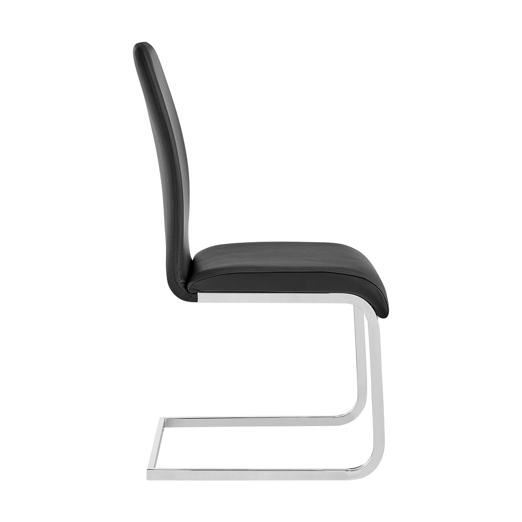 Amanda Black Side Chair - Set of 2