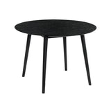 Arcadia 42" Round Dining Table in Black Wood