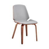 Brinley Metal/Plywood/Faux Leather 100% Polyurethane Dining Chair