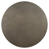 Chester Modern Concrete and Acacia Round Coffee Table