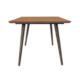 Coco Rustic Oak Wood Dining Table in Balsamico