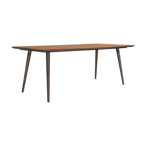 Coco Rustic Oak Wood Dining Table in Balsamico