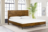 Cusco Rustic Acacia Platform King Bed