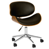 Daphne Ebony Wood/Microfiber 100% Polyurethane Office Chair