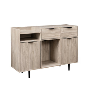 Walker Edison Lincoln Modern/Contemporary 48" Modern 2-Drawer and 2-Door Bar Cabinet LCDK48BRBH