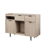 Walker Edison Lincoln Modern/Contemporary 48" Modern 2-Drawer and 2-Door Bar Cabinet LCDK48BRBH