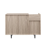 Walker Edison Lincoln Modern/Contemporary 48" Modern 2-Drawer and 2-Door Bar Cabinet LCDK48BRBH