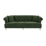 Elegance Velvet/Wood/Arclic 100% Polyester Sofa