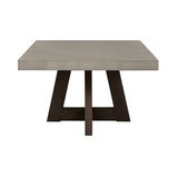 Elodie Gray Concrete and Dark Gray Oak Rectangle Coffee Table