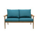Eve Teak Wood/Fabric 100% Olefin Outdoor Sofa