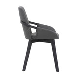 Greisen Modern Gray Wood Dining Room Chair