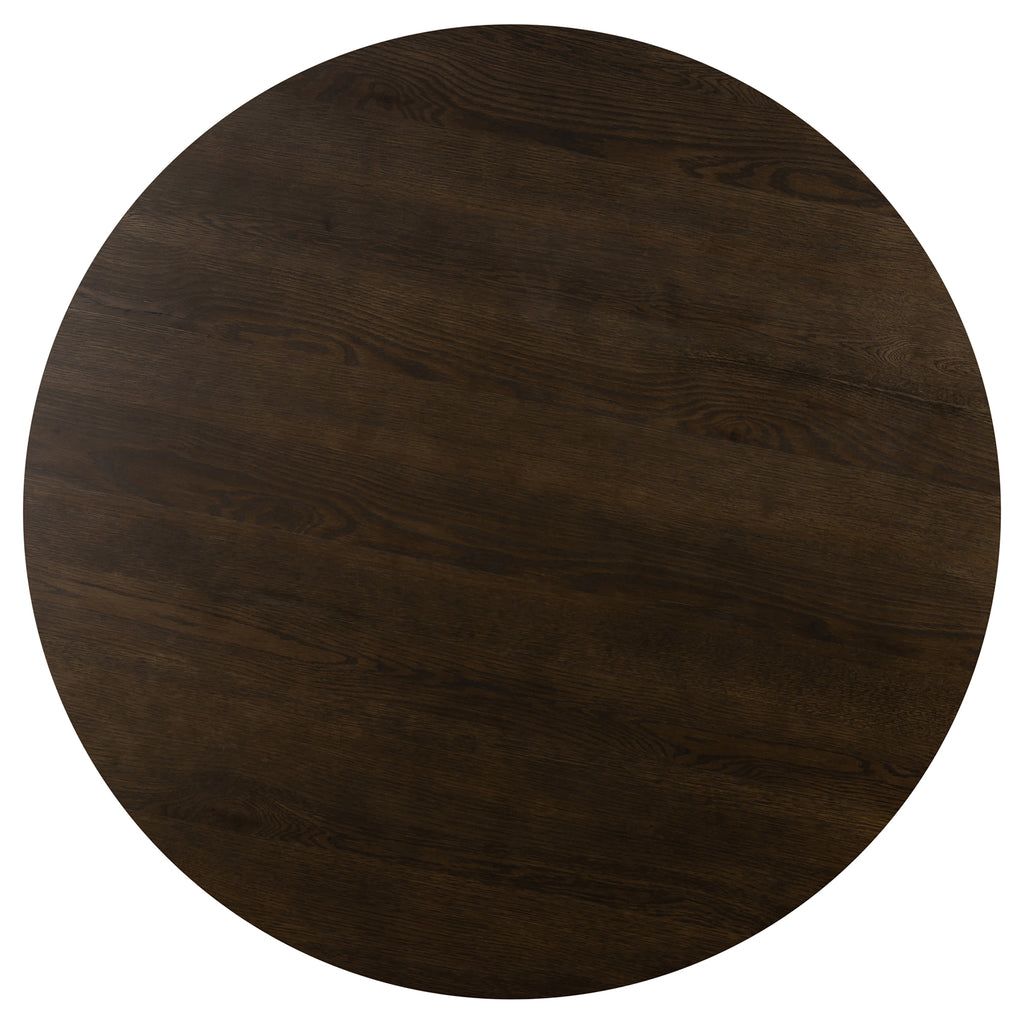 Gatsby Oak and Metal Round Dining Table