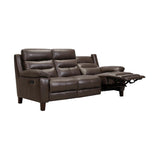 Hayward 82" Espresso Genuine Leather Power Reclining Sofa