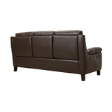 Hayward 82" Espresso Genuine Leather Power Reclining Sofa