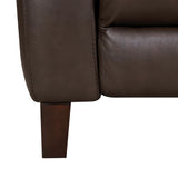 Hayward 82" Espresso Genuine Leather Power Reclining Sofa