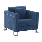 Heritage Fabric/Wood/Metal 100% Polyester Sofa Chair
