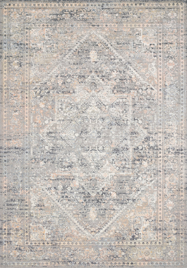 Loloi Lucia LUC-01 Polypropylene, Polyester Power Loomed Transitional Rug LCIALUC-01GYSS93D3