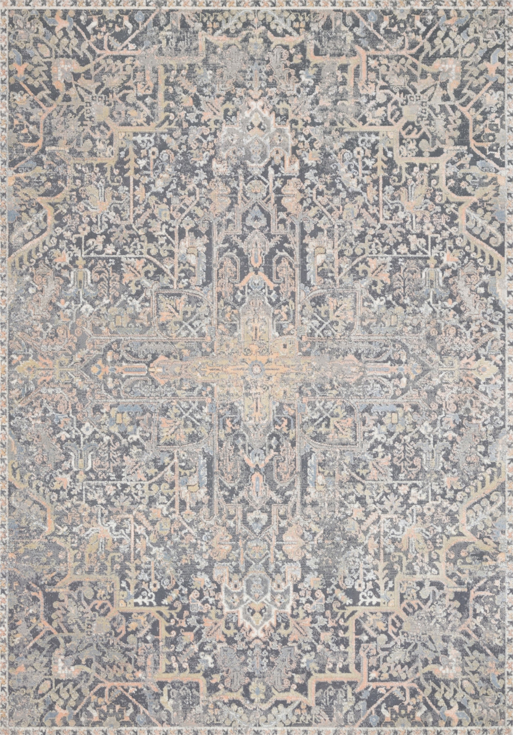 Loloi Lucia LUC-02 Polypropylene, Polyester Power Loomed Transitional Rug LCIALUC-02CCML93D3