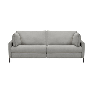 Juliett 80" Modern Gray Fabric Power Reclining Sofa