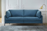 Juliett 80" Modern Blue Fabric Power Reclining Sofa