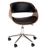 Julian Ebony Wood/Microfiber 100% Polyurethane Office Chair