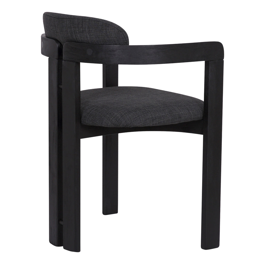 Jazmin Fabric,Plywood 100%Polyster Dining Chair – English Elm